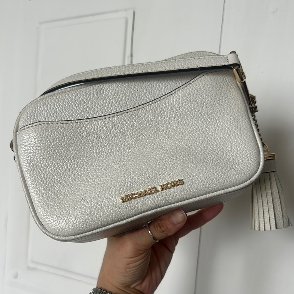 Michael Kors White Crossbody & Belt Bag
